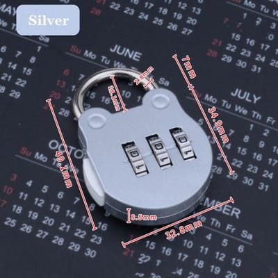 KK&FING Bagage Voyage Numérique Code Chiffre Cadenas à Combinaison Cadenas de Sécurité pour Salle de Sport Casier Numérique Valise Tiroir Serrure Quincaillerie gray
