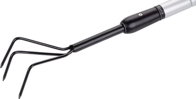 BLACK+DECKER Cultivator - Telescopische Steel 77 - 112 CM - 3 Tanden - Aluminium/ Koolstofstaal