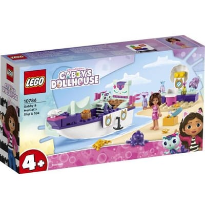 LEGO Gabby's Dollhouse Vertroetelschip van Gabby en Meerminkat - 10786