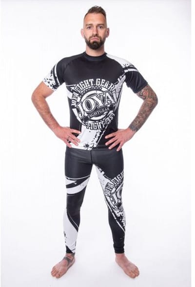 Joya Predator MMA Spats - Zwart/Wit (Beschikbaar in verschillende maten)