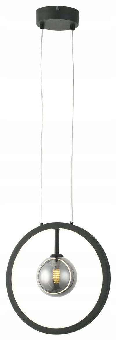 Moderne Zwarte Hanglamp LED Omaha - Stijlvol Woonkamerlamp