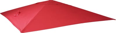 Vervangingshoes voor zweefparasol MCW-A96, parasolhoes, 3,5x3,5m (Ø4,95m) polyester 4kg ~ rood