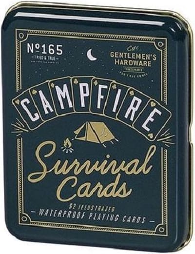 Gentlemen’s Hardware Retro Campfire Games Survival Cards Kaartspel - Waterdicht