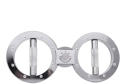 Arm Trainer - Chest expander - 5 Weerstandsniveaus & 360° Draaibaar - 5.4kg Voor Hele Lichaam - Zilveren Model - Voor Thuis en Fitness