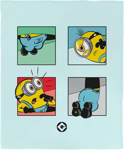 Minions Fleeceplaid Oops - 125 x 150 cm - Polyester