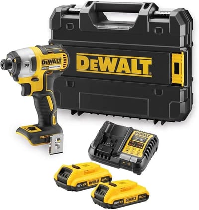 DeWalt DCF887D2 18V Li-Ion accu slagschroevendraaier set (2x 2.0Ah accu) in TSTAK - koolborstelloos