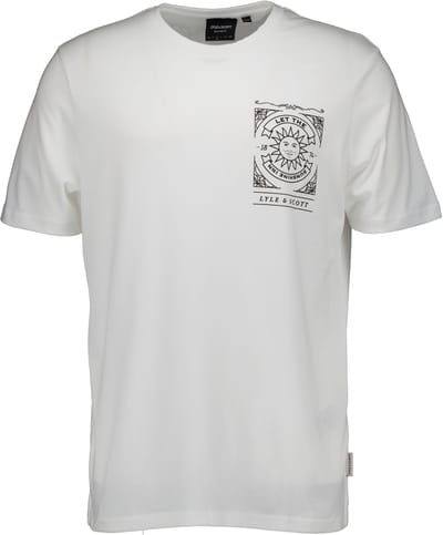 Lyle & Scott - Shirt Wit Lyle&scott Sunshine Inn Graphic T-shirts Wit Ts2307v