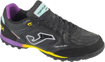 Joma Top Flex 25 TOPS TF, Heren zwarte Turf voetbalschoenen 45 zwart