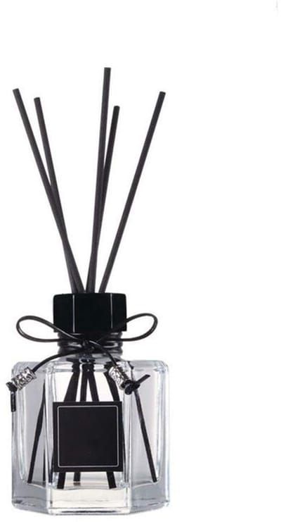 Dailygoods- Diffuserfles 150ml - Lege Glazen Fles - Aromatherapie Container - DIY Vervangende Riet - Transparante Fles - Stevige Bodem - Geurstokjes