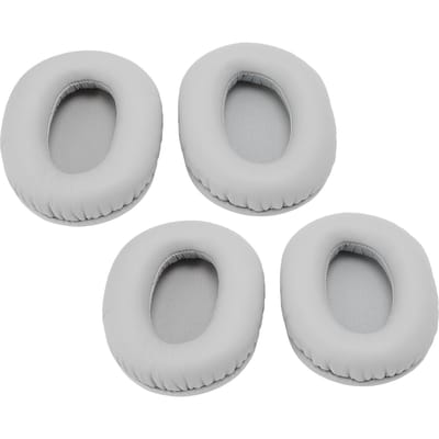 2 Paar Oorkussens Vervanging voor Razer Opus X Draadloze Koptelefoon Headset Oorkussens Covers Eiwit PU Leer Geluid grijs
