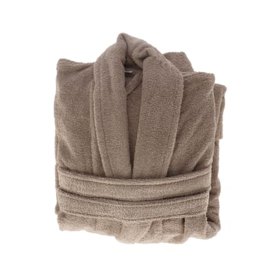 Ten Cate Badjas - Dames - Heren - Badstof - Katoen - Taupe - S/M