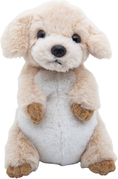 Cute since 1999 - Knuffel Beige Hond - Zittende Hond Speelgoed- Baby knuffel - 21cm