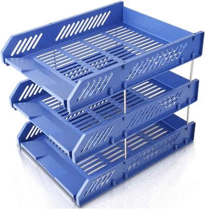 Dossierhouder - Archiefbak - Bureau Organisatie - Drielaags Ontwerp - 26 x 33.8 cm - Zwart