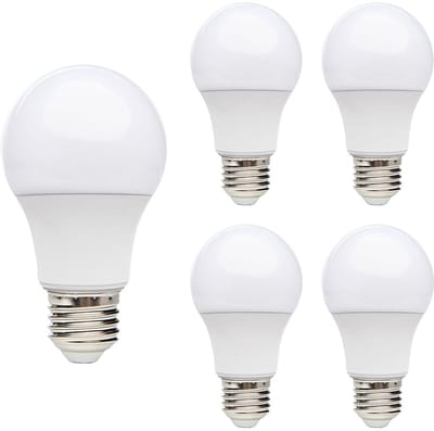 Kobi LED Lamp E27 8.5W - 806lm - 4000K - 230V - Standaardvorm - Voor Kantoor, Keuken of Woonruimte - 5 stuks
