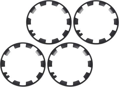 Velgbeschermers - Sierringen Set - Velgen Beschermen - Geluidsreducerend Schuim - 20 Inch - Mat Zwart