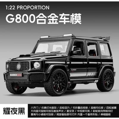 1: 22 Mercedes Benz G800 Legering Auto Model Ornament Speelgoed Verzamelaar Cadeaus