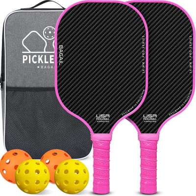Pickleball Set - Sport Rackets - Binnen en Buiten - Hoge Schokabsorptie - 2 Pack