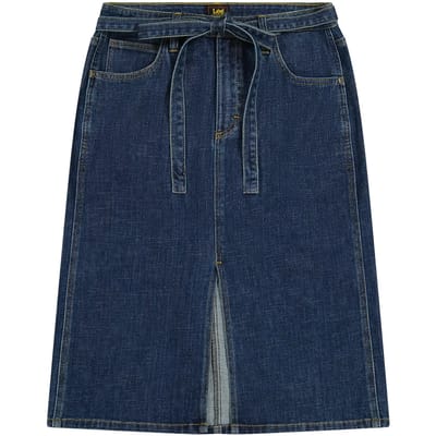 Lee 112376743 Korte Rok Blauw 26 Vrouw