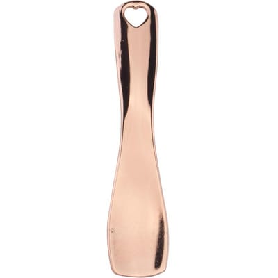 1 stuks Metalen Zink Mini Cosmetische Spatel Gebogen Schep Goud Zilver Make-up Masker Crème Lepel Oogcrème Stick Beauty Schep
