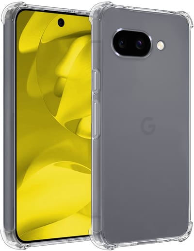 Hoesje - Geschikt voor Google Pixel 9a - Sterk & Shockproof - Siliconen Case - Back Cover - Telefoon Hoes Shock Proof - Telefoonhoesjes - Transparant