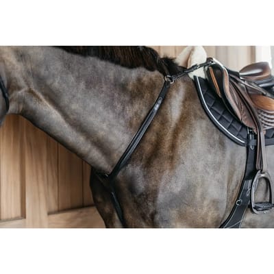 Jachthalsband voor paarden met gevlochten brug Dy'on
