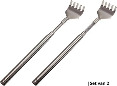 Knaak Ruggenkrabber 2 stuks - Uitschuifbaar tot 50 cm - Handige Ruggenkrabber met Massage-effect