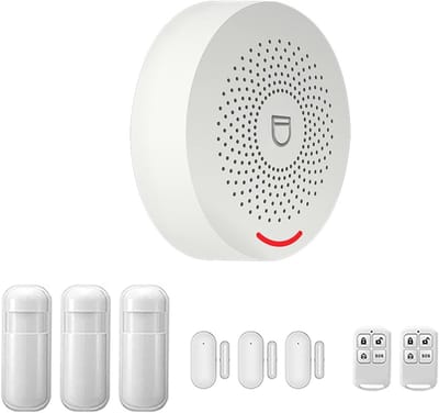 Huisbeveiliging Alarm - Inbreker Melder - Slimme Beveiliging - App Bediening - 25mm Compact - Wit