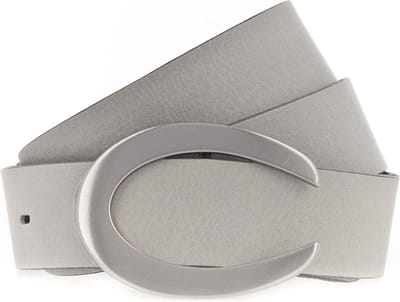 Vanzetti Leren Riem 33mm Leather Belt W105 Light Grey Grijs