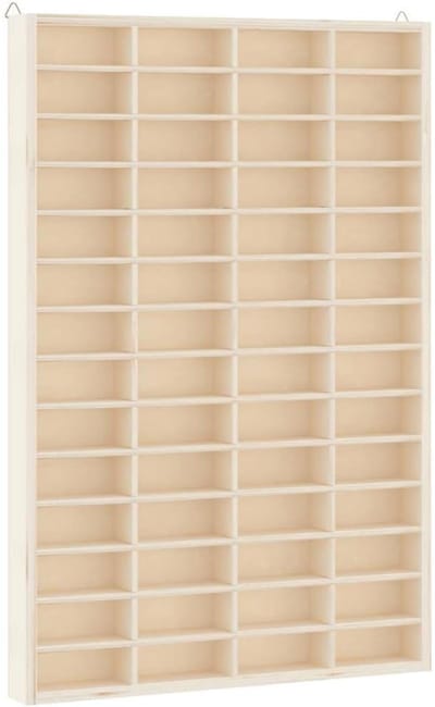 Aura® Vitrinekast met Glas - Vitrinekast Hangend - Vitrinekast - Bruin- 40cm x 5cm x 60cm