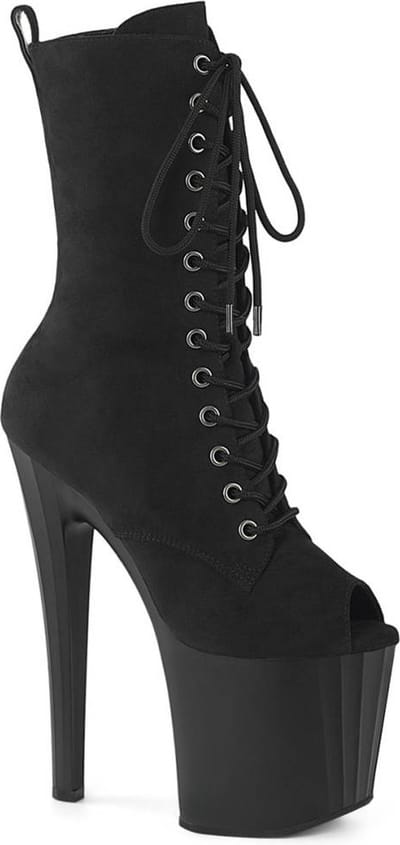 Pleaser - ENCHANT-1041FS Plateau Laarzen, Paaldans schoenen - US 5 - 35 Shoes - Zwart