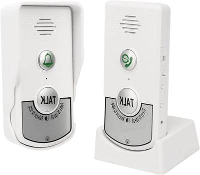 Draadloze Intercom Deurbel met 1000m Bereik, Twee-Weg Communicatie, Waterdicht en Langdurige Standby voor Thuisbeveiliging