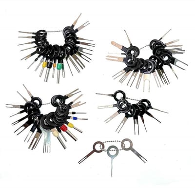 Dailygoody - Terminal Removal Tool kit - Connector pin extractor - 73 stuks - Auto elektrische bedrading - Gebruiksvriendelijk - Voor kabelbomen en hu..