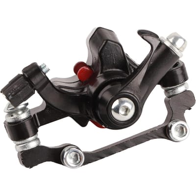 Mountainbike Aluminiumlegering Voor- en Achter Schijfremmen Set Fietsaccessoire 160/180 black