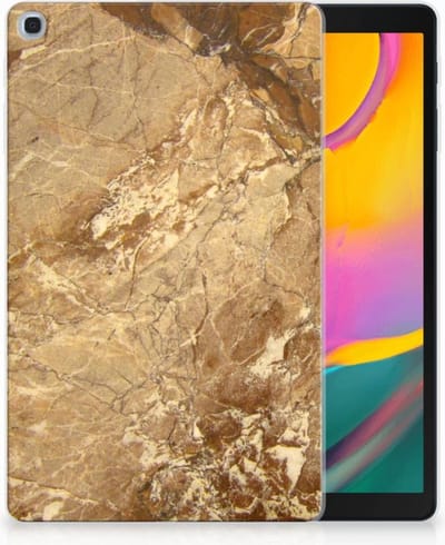 Samsung Galaxy Tab A 10.1 (2019) Tablet Back Cover Marmer Creme