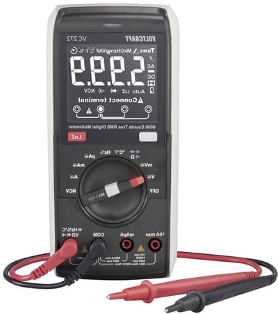 Digitale Multimeter - Spanning Tester - Elektra Controleren - Automatische Bereikfunctie - 600 V - Zwart
