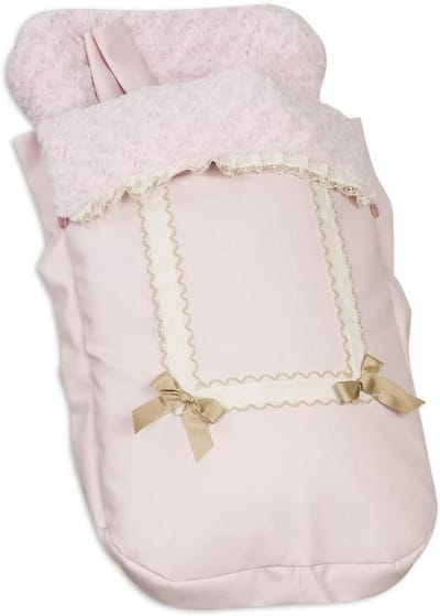 Baby Voetenzak - Zitzak Kinderwagen - Baby Comfort - Universeel Aanpasbaar - 85 x 55 x 90 cm - Roze
