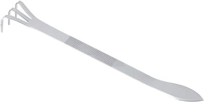 8.3 Inch Tuin Hark van RVS met 3 Tanden voor Planten, Potten en Bodemcultivatie in Kleine Potten