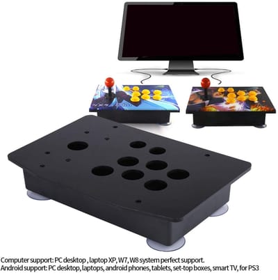 Dailygoods- Acryl Paneel 30 x 20 cm - Zwart - DIY Set - Behuizing - 5 mm Dikte - Inclusief Schroeven/Sukkels - Arcade Case