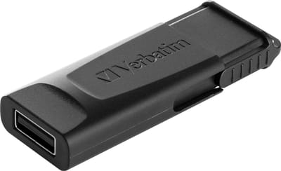 Verbatim Slider USB-stick 128 GB Zwart 49328 USB-A 2.0