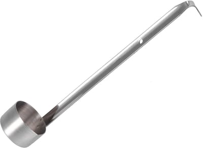 Dailygoods- Pollepel Roestvrij Staal - Wijnmaatlepel - Duurzaam Keukengerei - Corrosiebestendig - Veilig voor Levensmiddelen - Glad en Robuust - Maatlepel