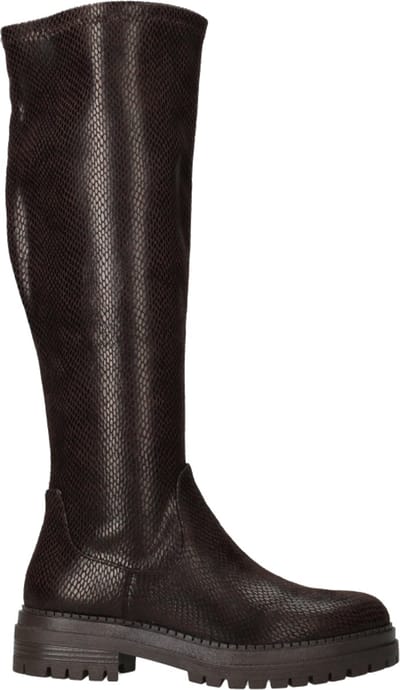POSH by Poelman Lange laarzen - Dames - Bruin - Maat:38