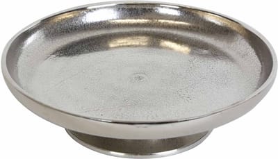 Taartplateau Livorno M zilver met voet