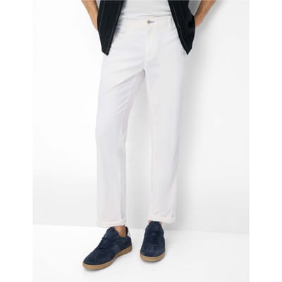 Brax Heren Chino  Style FABIO IN WHITE, wit, maat 35/30