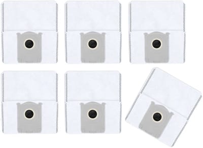 Ecovacs Deebot X8, X9, T30C, T50 en T80 Stofzakken (6 Stuks, Plus.Parts® alternatief voor DDB030041)
