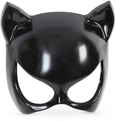 Black Cat masker - Zwart - foute kinky party - kunststof