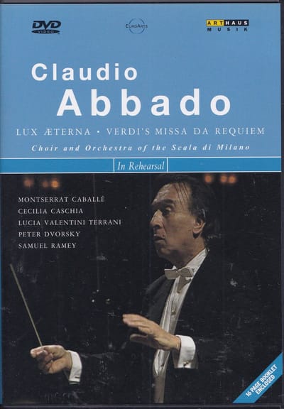 DVD Lux Aeterna - Claudio Abbado - Choir and Orchestra of the Scala di Milano o.l.v. Claudio Abbado
