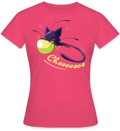 Miraculous Plagg Houdt Van Kaas Camembert T-Shirt Dames