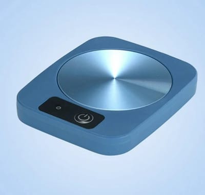 Elektrische Mokwarmer, Verwarmde onderzetter, Koffiemok Warmer, Kleur blauw, Drankenwarmer, Mok warmer, Energiebewust, Zuinig, Verwarmingspad voor thuis en kantoor