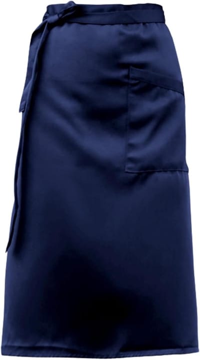 Unisex Keuken Schort 68 x 70 cm Waterdicht met Zakjes, Verstelbaar Schort voor Koks en Bedienend Personeel