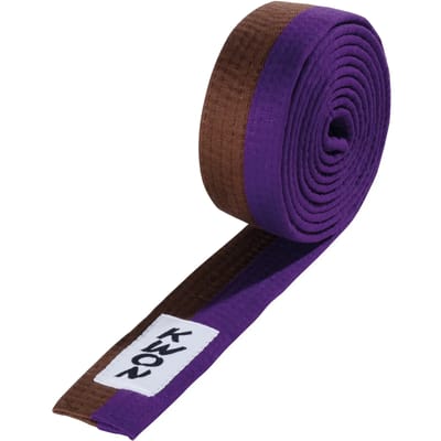 Budō riem 2 kleuren Kwon